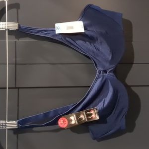 The Lily Fit unlined underwire bra in navy sz 38C